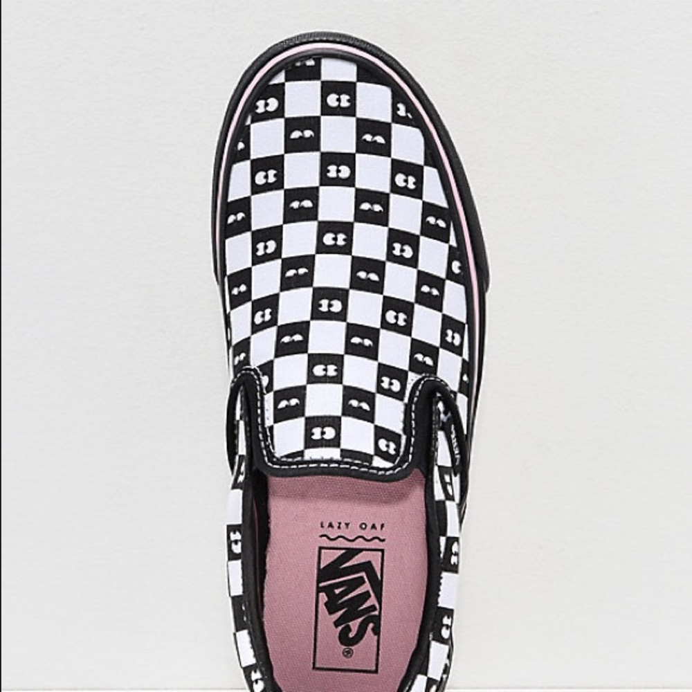 🌸👀Checkered Lazy Eye Vans 🌸! RARE 👀!! SOLD OUT - Picture 4 of 11